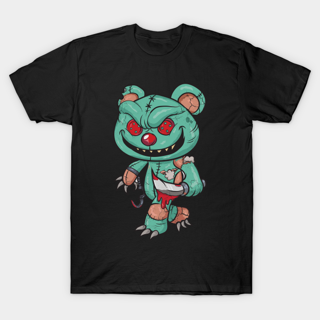 Evil Teddy Bear Halloween Halloween TShirt TeePublic